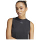 Adidas Γυναικεία αμάνικη μπλούζα Power 3-Stripes Boxy Tank Top